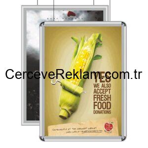 Tik Tak Çerçeve - Çift Taraflı Alüminyum Çerçeve - AO 84×118 25mm