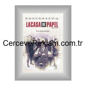 Tik Tak Çerçeve - Gönye Köşe Düz Alüminyum Çerçeve - B1 70×100 32mm